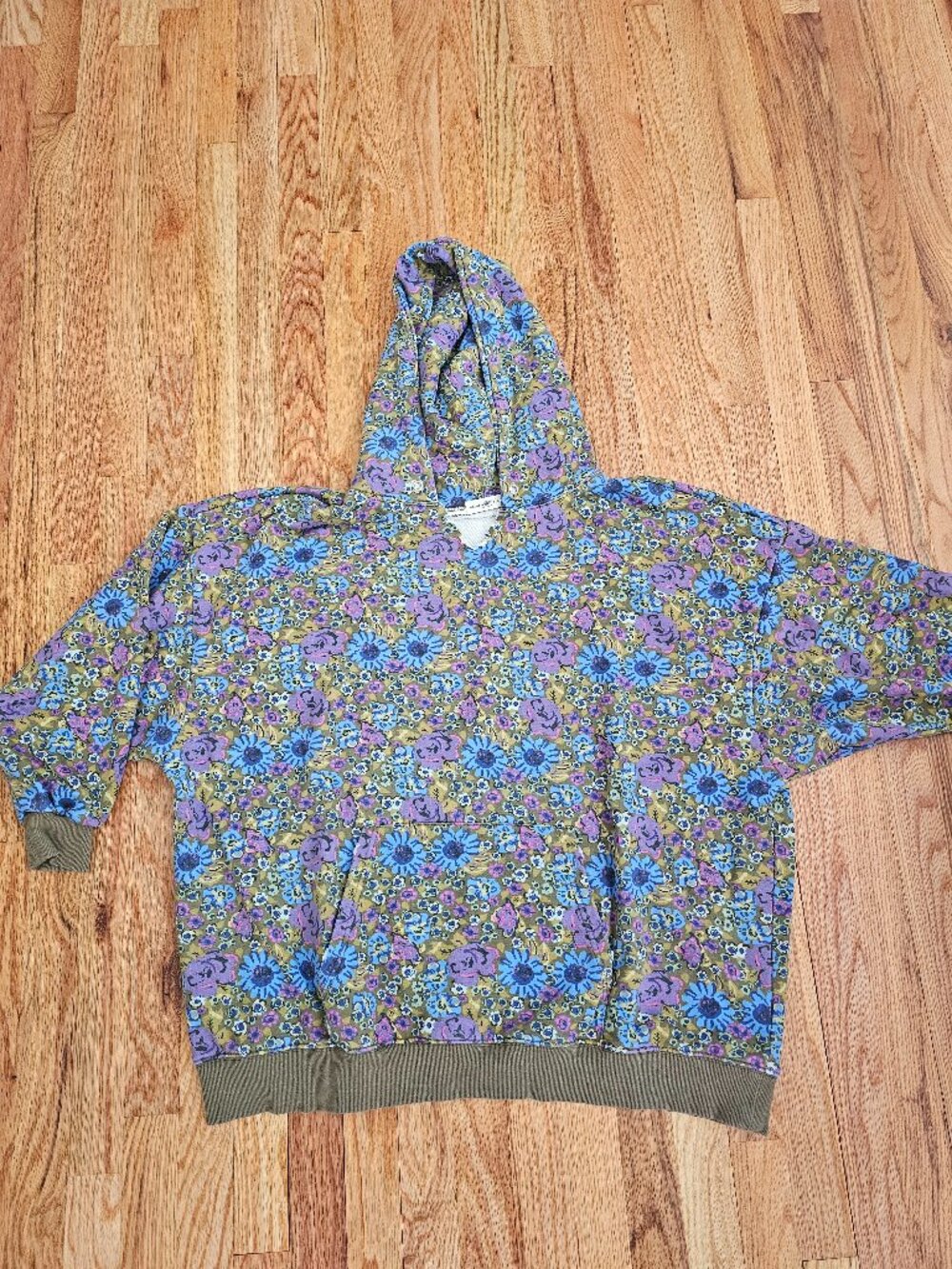 Oversized Natural Life Pullover Sweatshirt Hoodie
